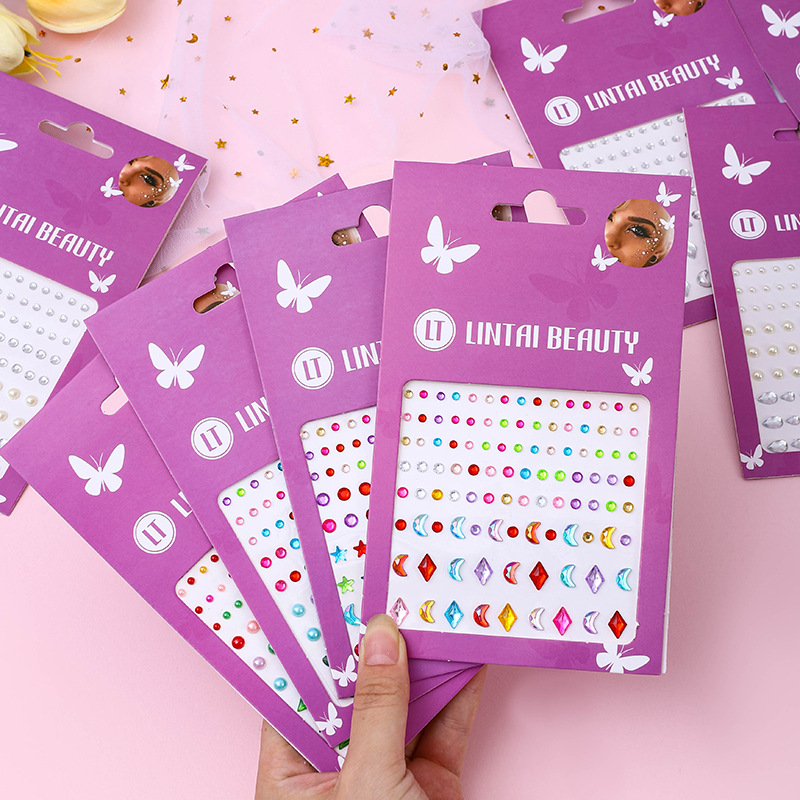 Beauty & Makeup Katia Di Paola - Stiker Permata Wajah Laris Manis, Perekat